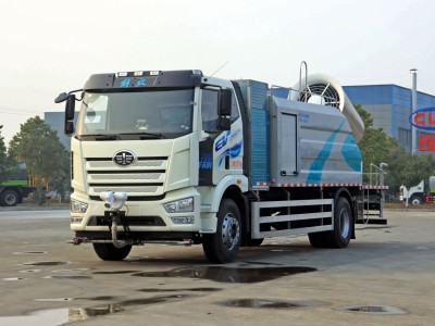 纯电动BEV18吨解放抑尘车